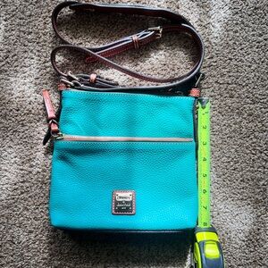 Green Color Dooney Shoulder Bag. Like new condition